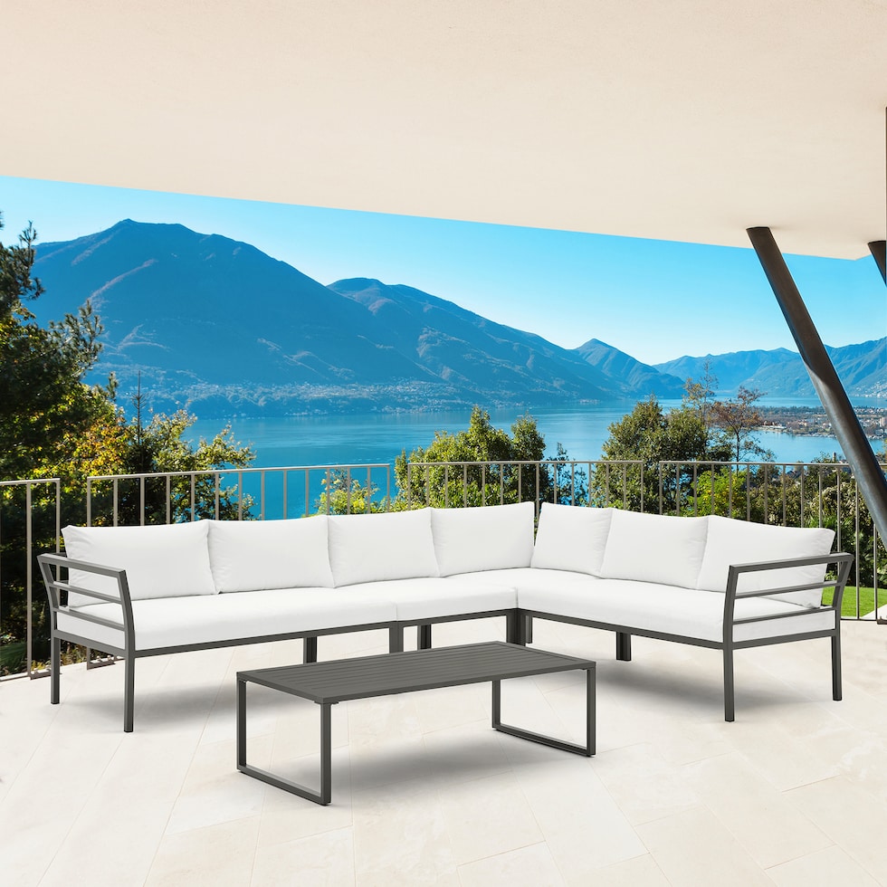 maui white  pc outdoor living   