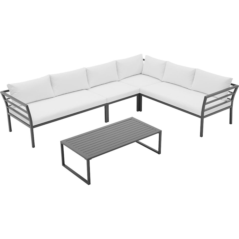 maui white  pc outdoor living   
