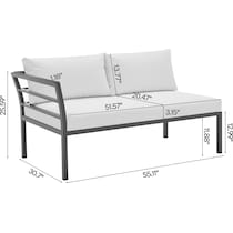 maui white  pc outdoor living   