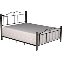 maura black queen bed   