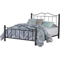 maura black queen bed   