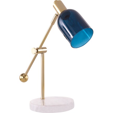 Maurice Table Lamp - White/Blue