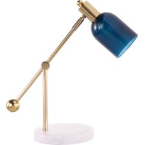 maurice white blue table lamp   
