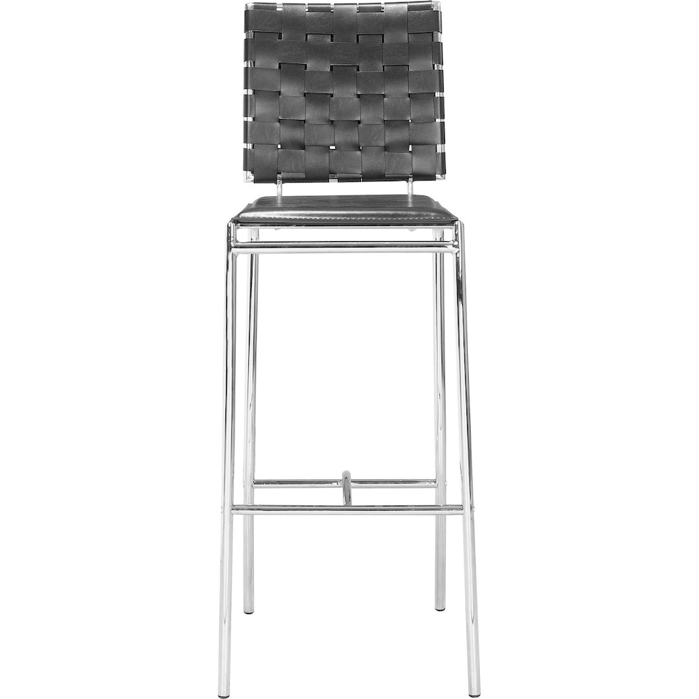 maverick black bar stool   