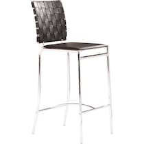 maverick black counter height stool   