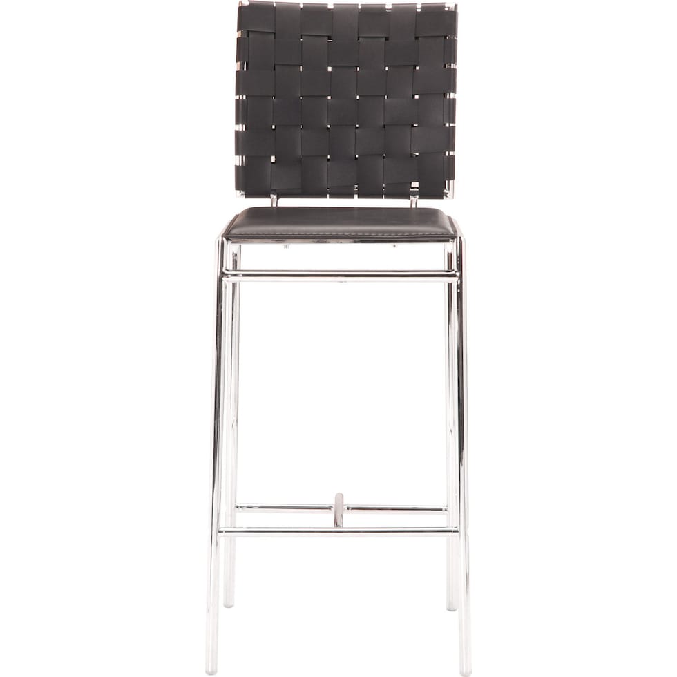 maverick black counter height stool   