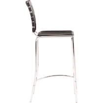 maverick black counter height stool   