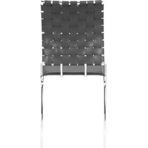 maverick black dining chair   