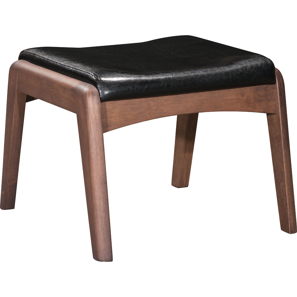 mavis black accent chair   