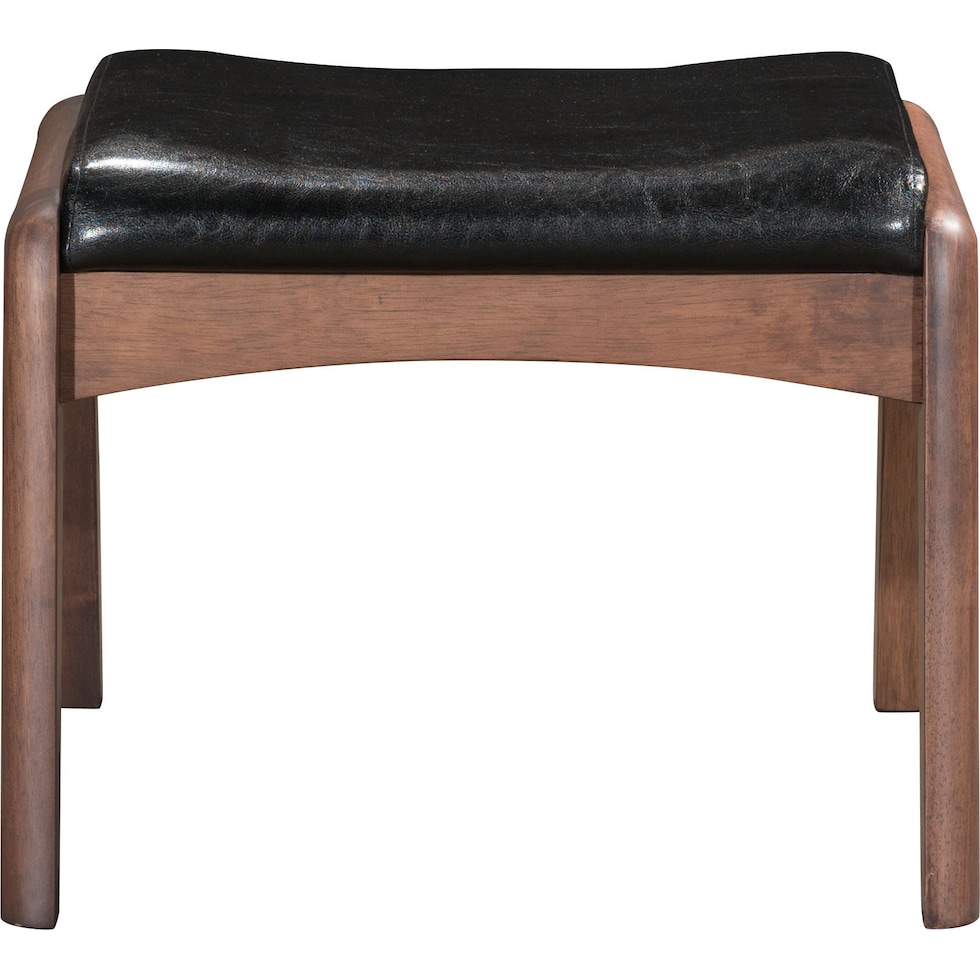 mavis black accent chair   