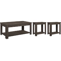 mavis dark brown  pack tables   