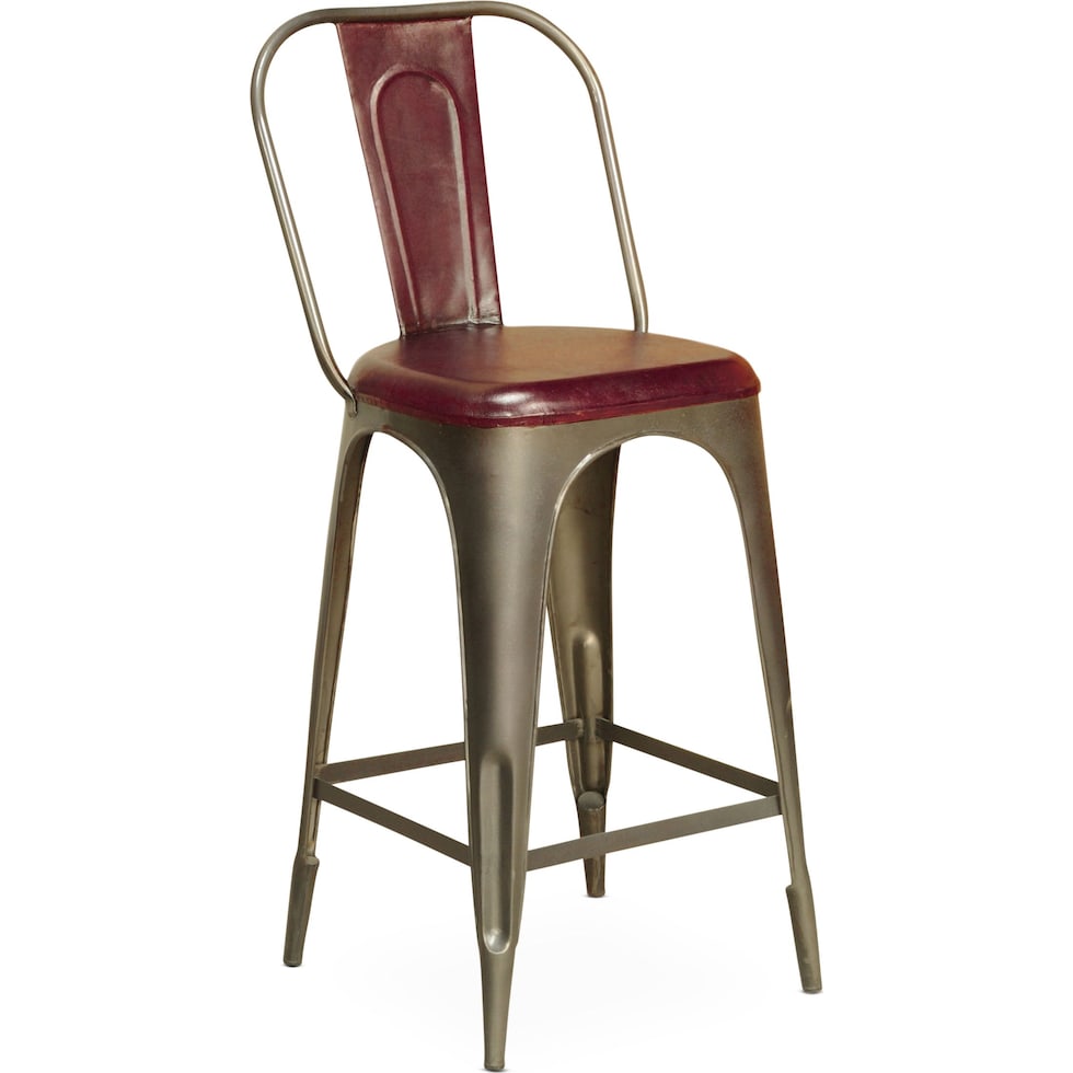 max brown bar stool   