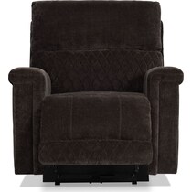 maxie dark brown recliner