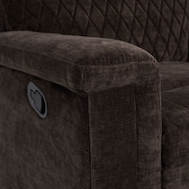 maxie dark brown recliner