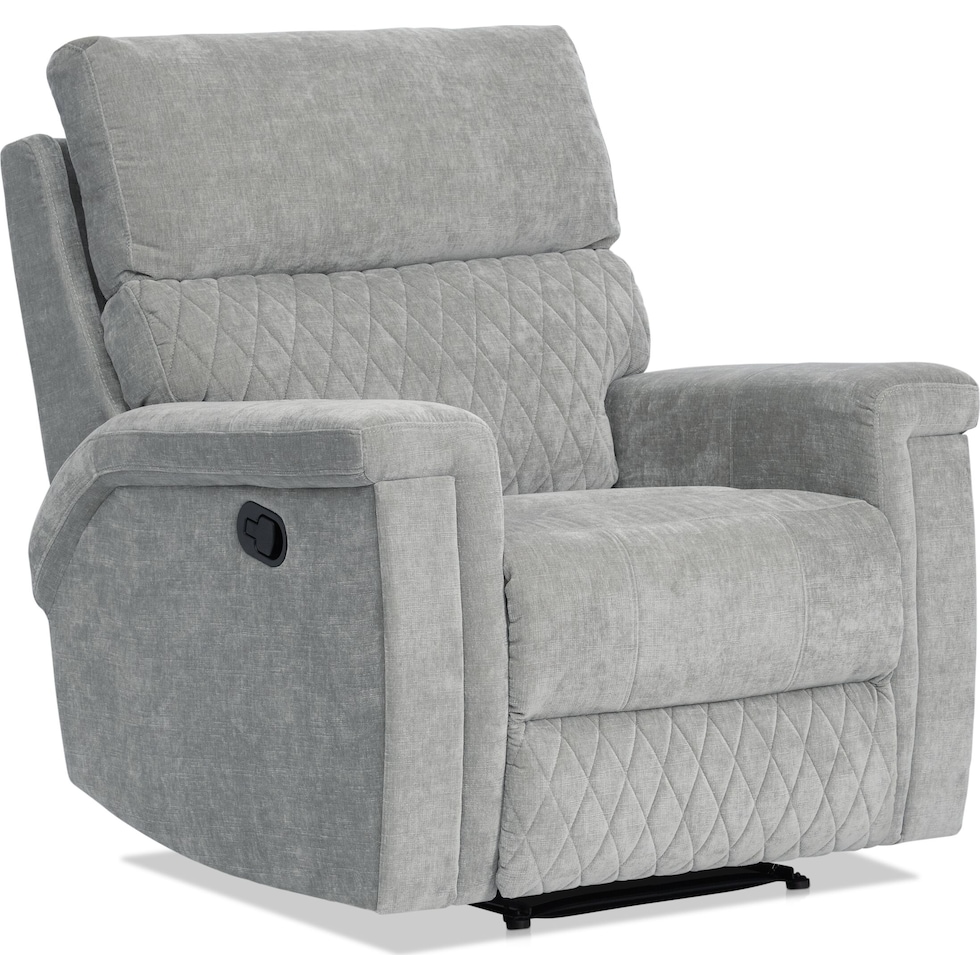 maxie white recliner   