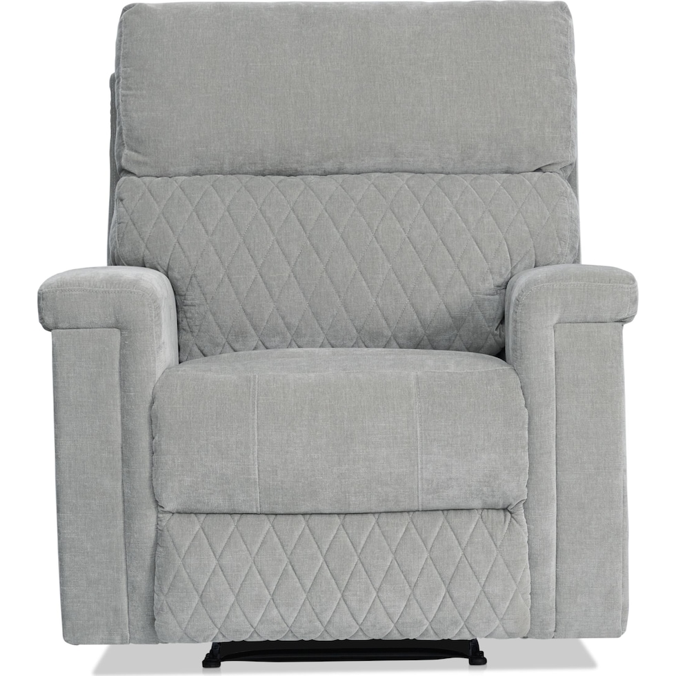 maxie white recliner   