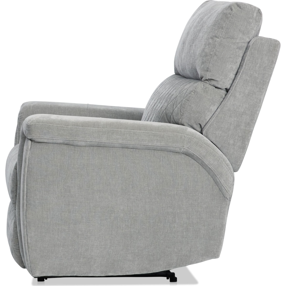 maxie white recliner   