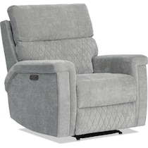 maxie white recliner   