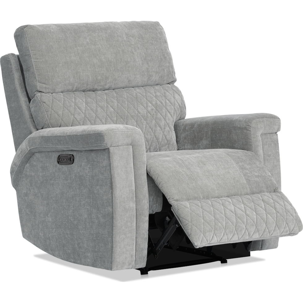 maxie white recliner   