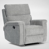 maxie white recliner   