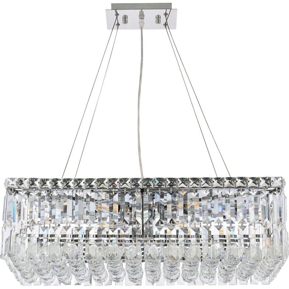 maxime glass chandelier   