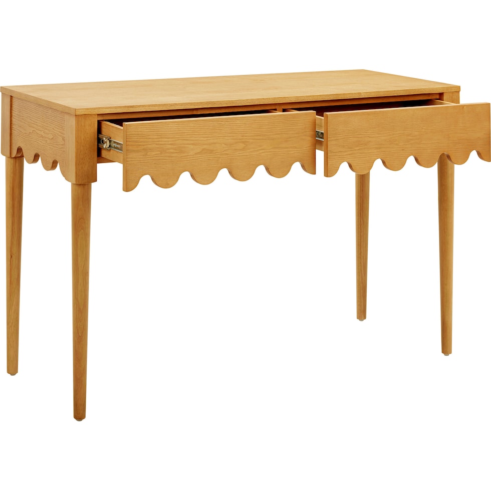 maxime light brown desk   