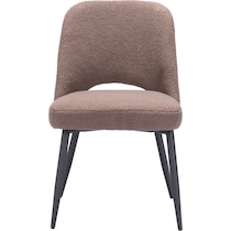 maxine dark brown dining chair   