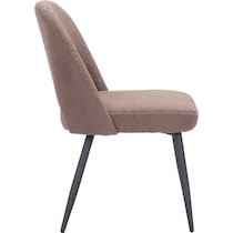 maxine dark brown dining chair   