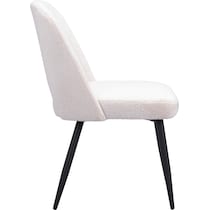 maxine white dining chair   