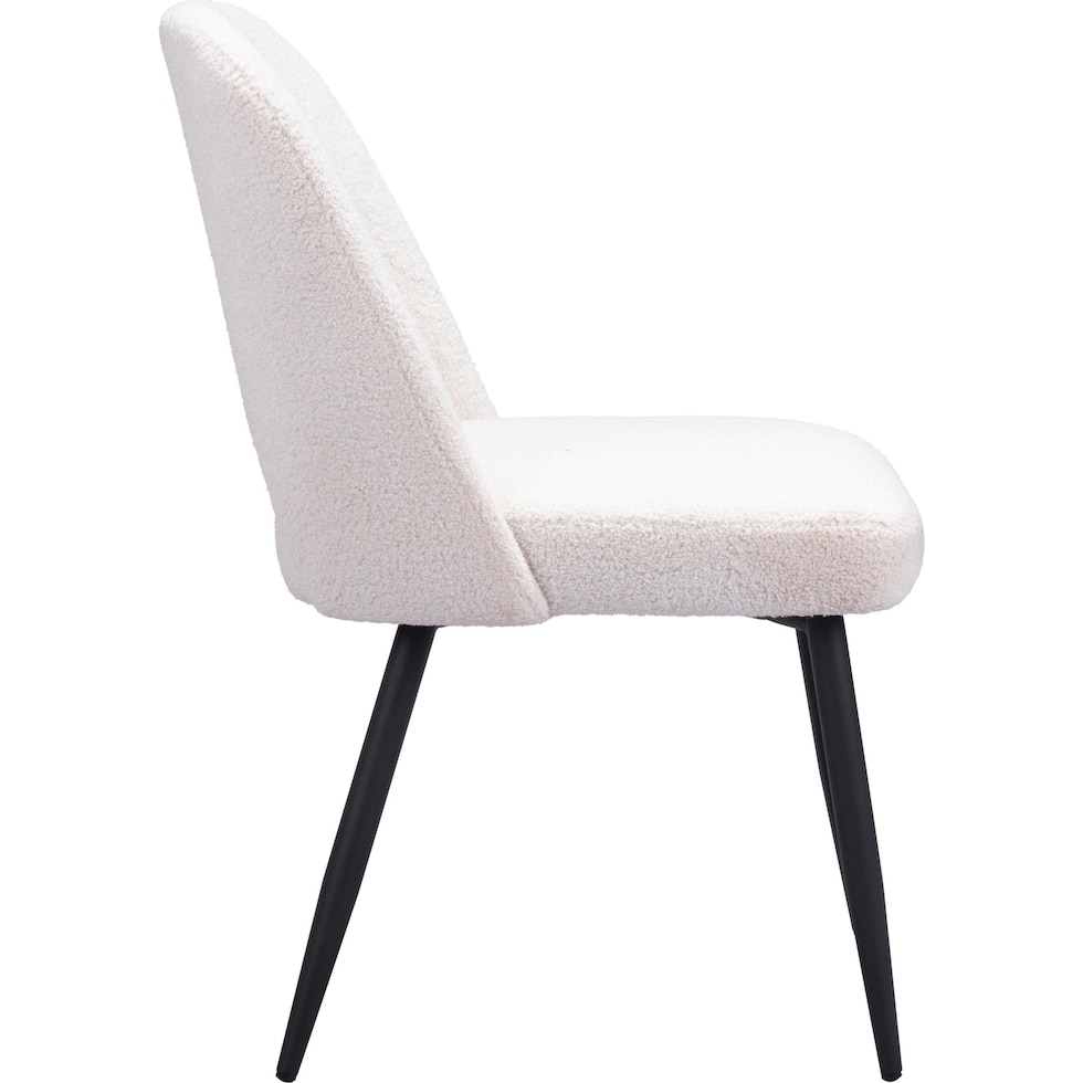 maxine white dining chair   