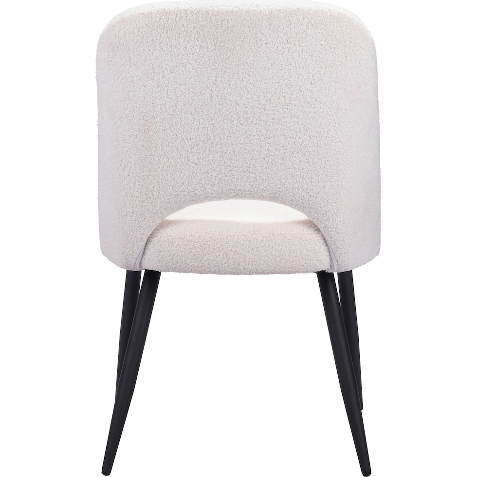 maxine white dining chair   