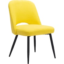 maxine yellow dining chair   