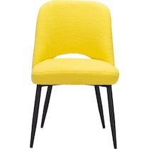 maxine yellow dining chair   