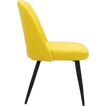 maxine yellow dining chair   