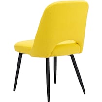 maxine yellow dining chair   