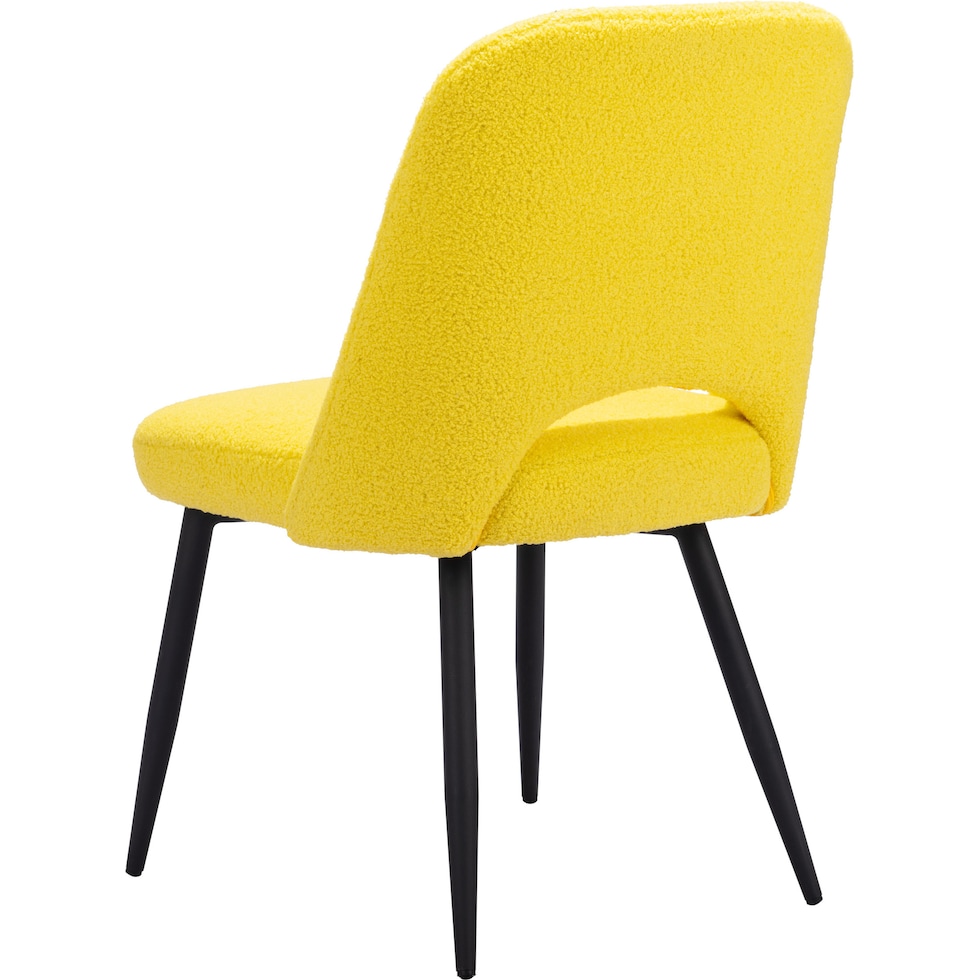 maxine yellow dining chair   