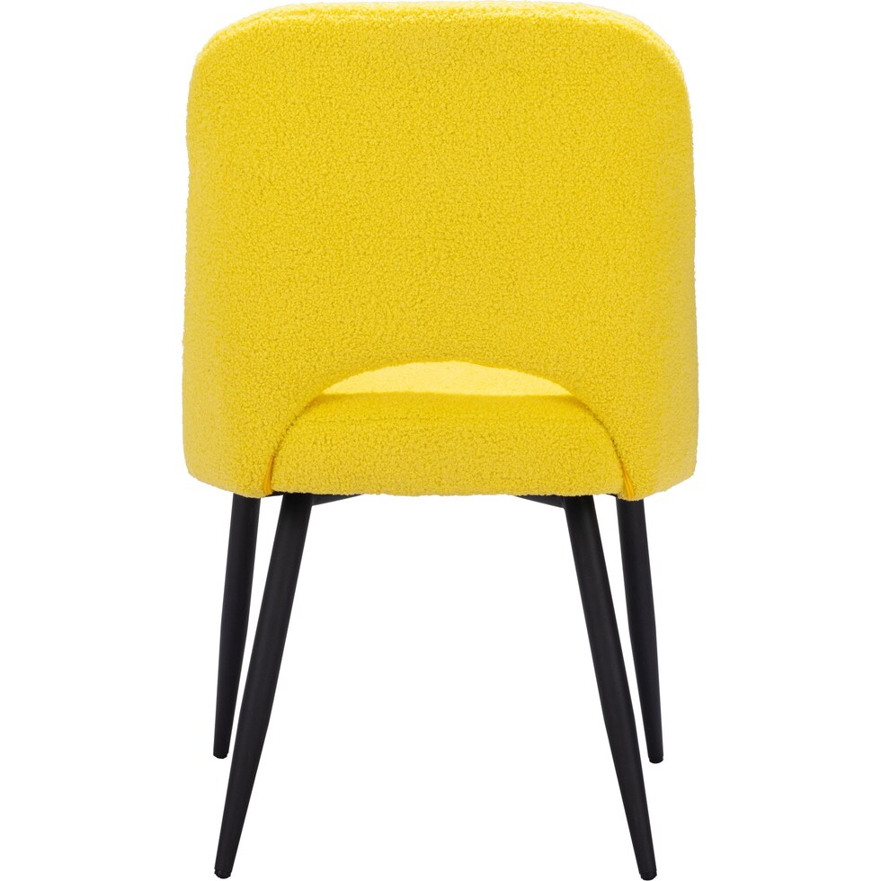 maxine yellow dining chair   