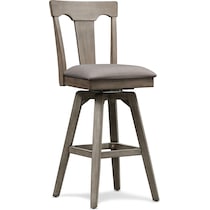 maxton gray bar stool   