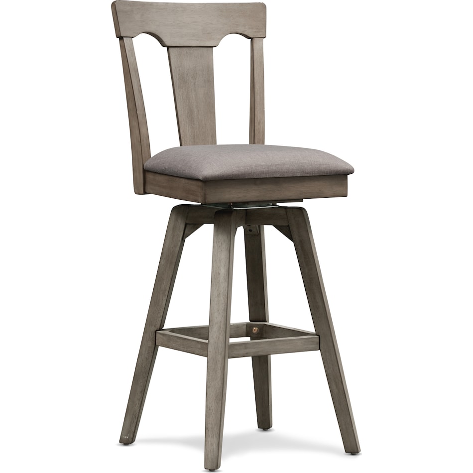 maxton gray bar stool   