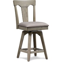 maxton gray counter height stool   