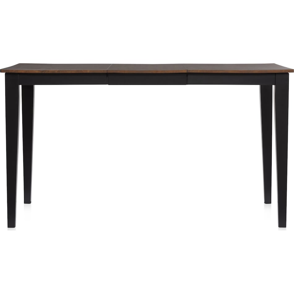 maxwell black counter height dining table   