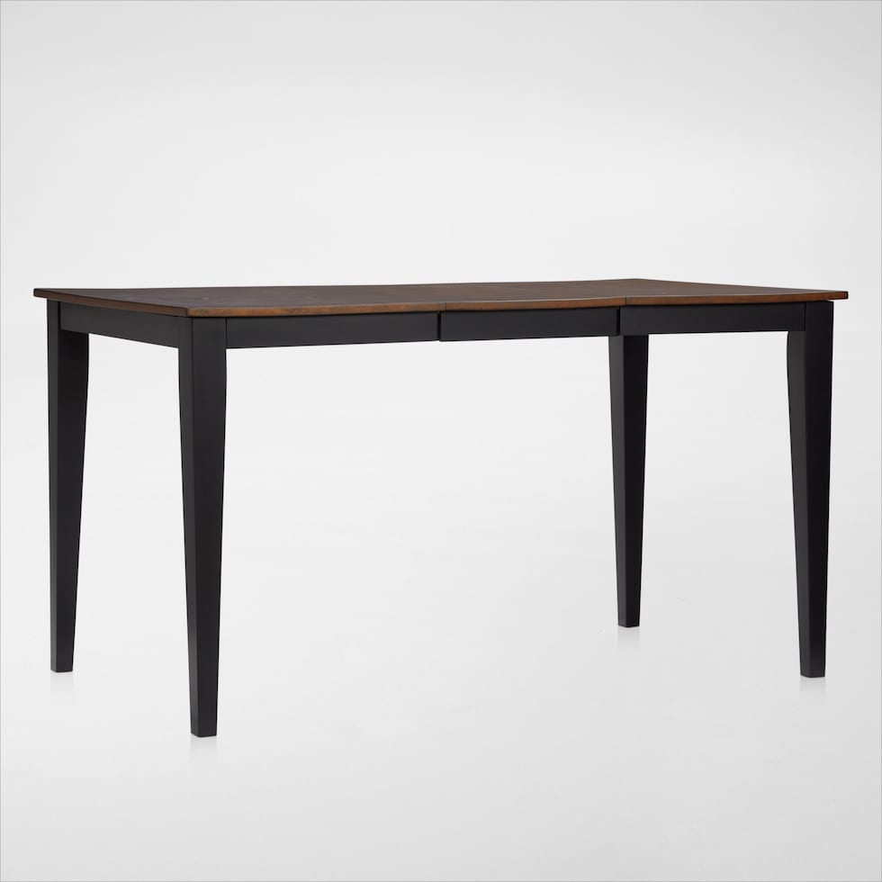 maxwell black counter height dining table   