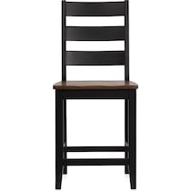 maxwell black counter height stool   