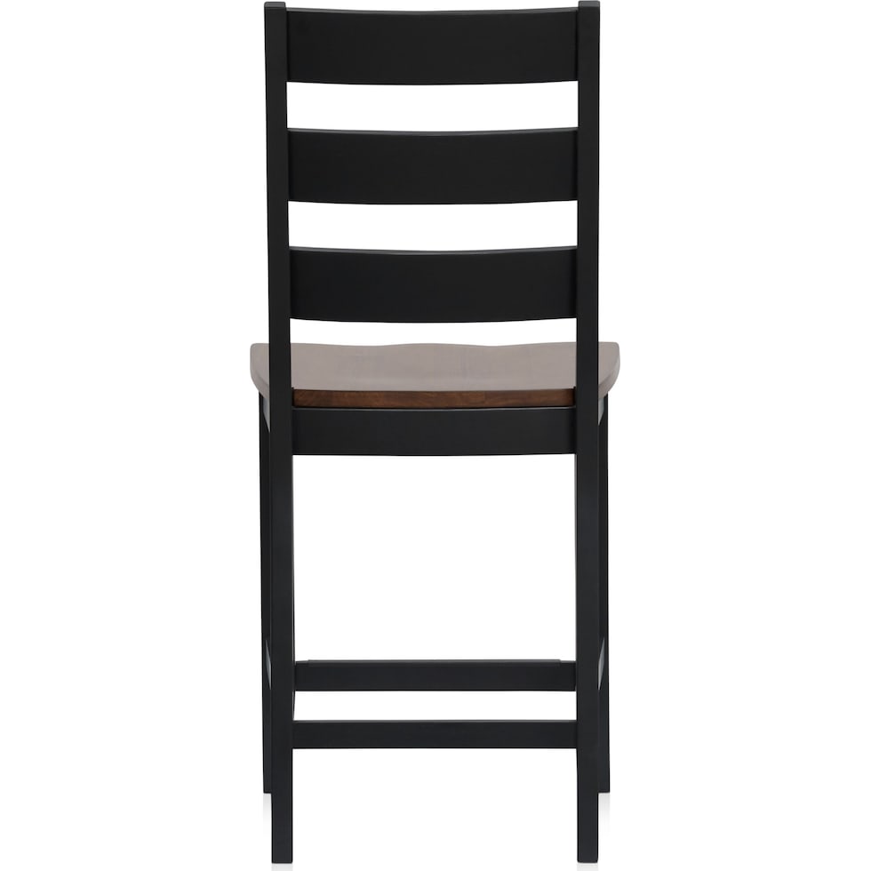 maxwell black counter height stool   