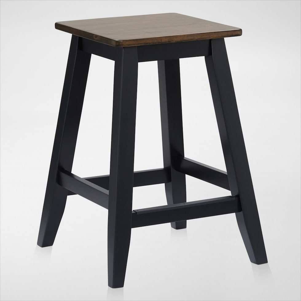 maxwell black counter height stool   