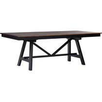 maxwell black dining table   