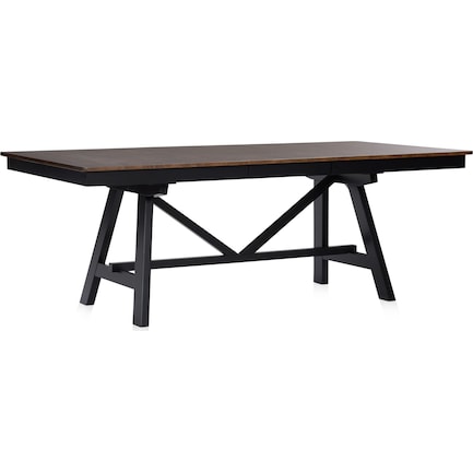 Maxwell Trestle Dining Table - Black