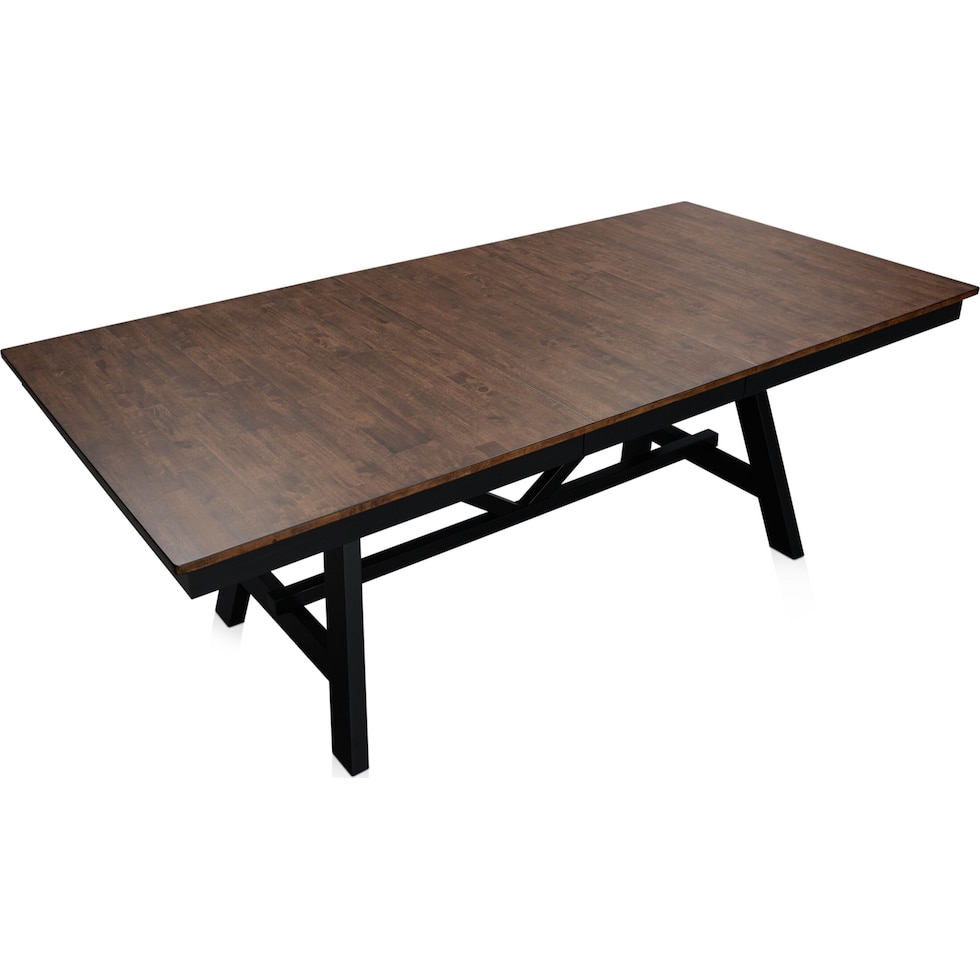 maxwell black dining table   