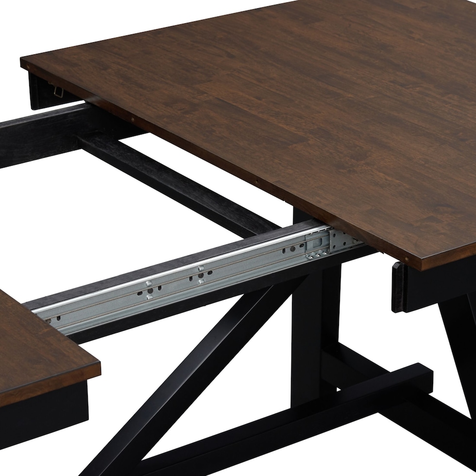 maxwell black dining table   