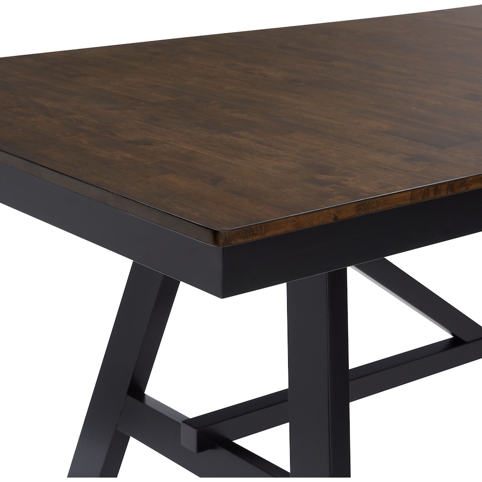 maxwell black dining table   